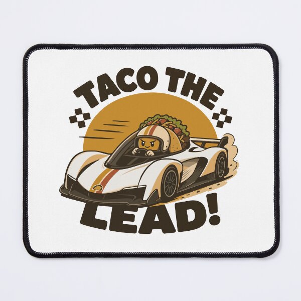 Item preview, Futuristic Taco Hypercar Racer designed and sold by ANALOG MISCHIEF.