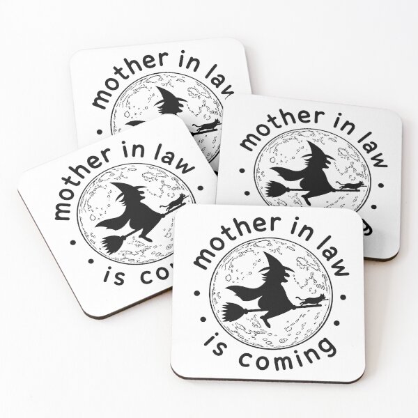 Item preview, Mother-in-Law Is Coming Funny Witch Halloween Design designed and sold by ArtPer-design.