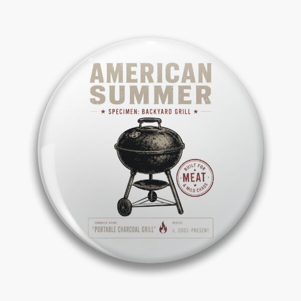 Item preview, Vintage Charcoal Grill T-Shirt | American Summer | Retro BBQ Gift designed and sold by Mikoff04-arts.
