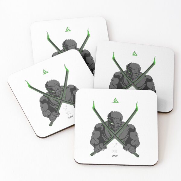 Item preview, Cross Sword Silhouette Green Glowing Muscle Warrior designed and sold by Snowdog-Art.