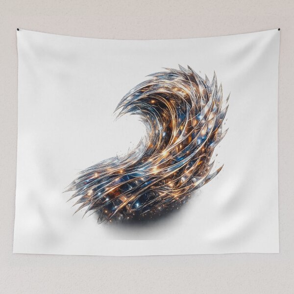 Item preview, Chromatic Geometric Wave designed and sold by creativezoneco.