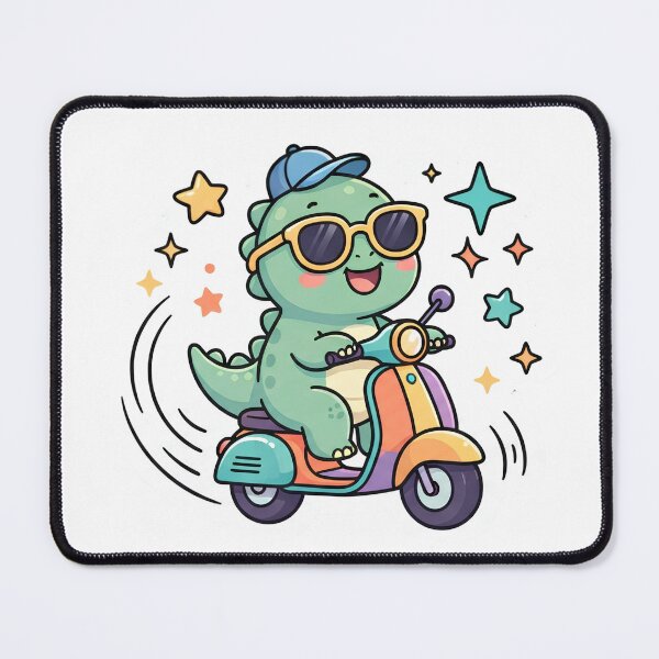 Item preview, Cool Dino Scooter Sticker designed and sold by M.Store.