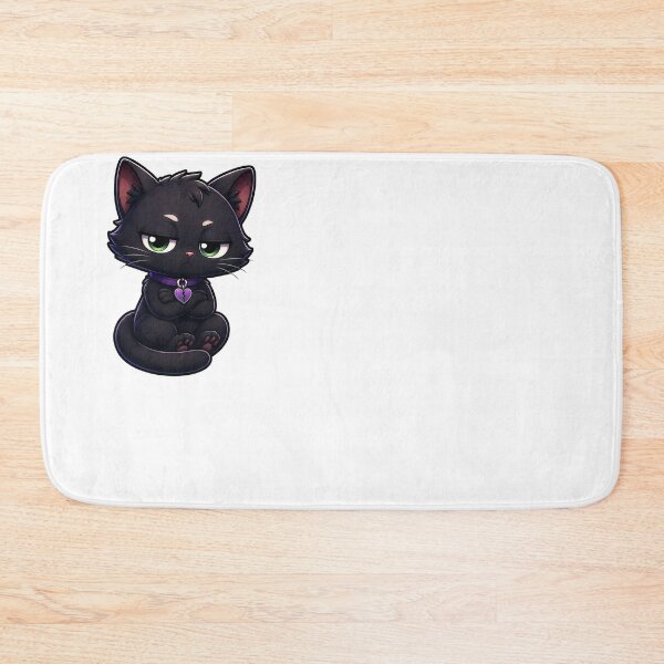 Item preview, Disapproving cute black cat designed and sold by mr-wolf-79.