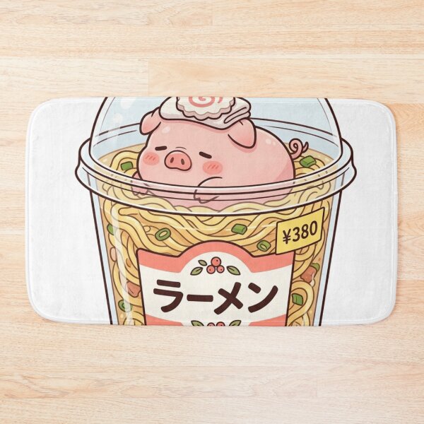 Item preview, Kawaii Piggy Cup Ramen - Cute Japanese Food Aesthetic designed and sold by 0Zetgest.