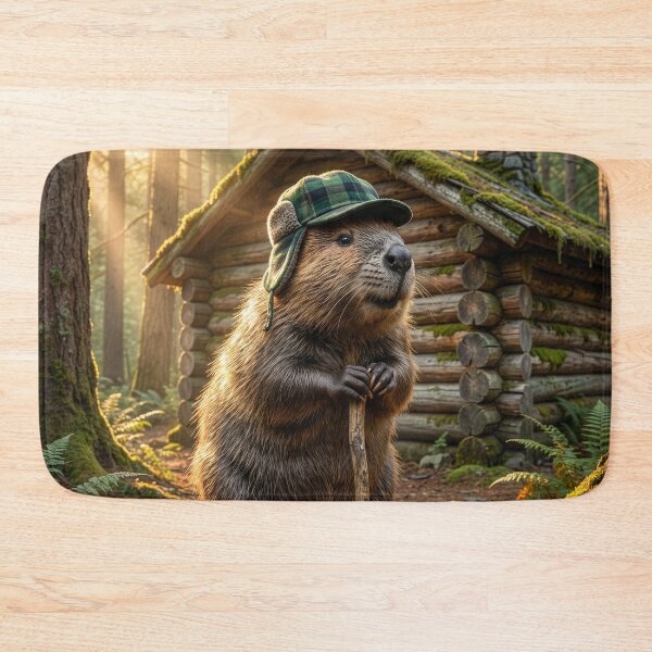 Item preview, Beaver's Log Cabin Took a Lot of Chewing designed and sold by Tridentulus.
