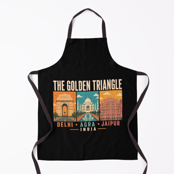 Item preview, Golden Triangle India Illustration Vintage designed and sold by KrisSidDesigns.