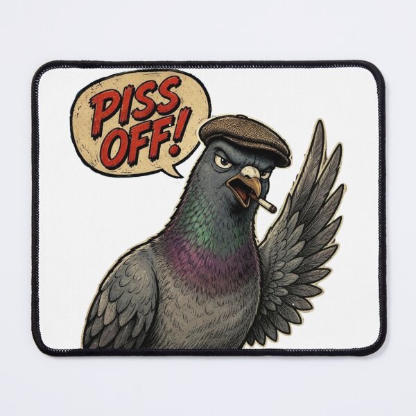 Item preview, Piss Off Angry Pigeon London designed and sold by Nano-Threads.