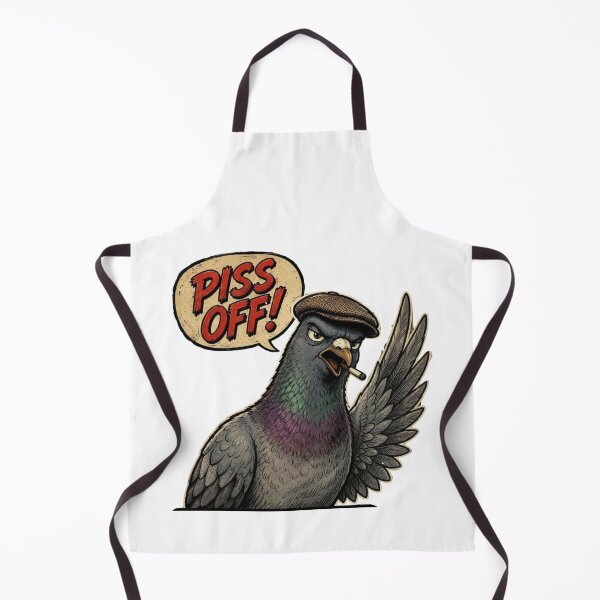 Item preview, Piss Off Angry Pigeon London designed and sold by Nano-Threads.