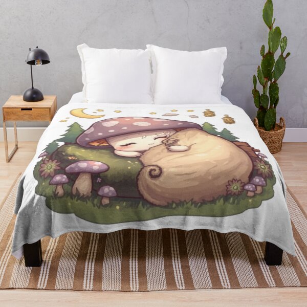 Item preview, Cute Sleepy Mushroom | Adorable Cozy Woodland Sticker designed and sold by Stylestickers55.