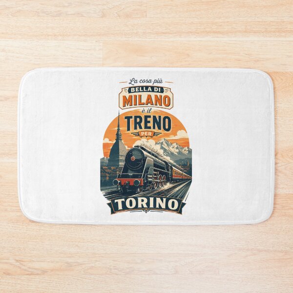 Item preview, The Best Thing About Milan Is The Train To Turin - Vintage Style designed and sold by Torinostalgia.