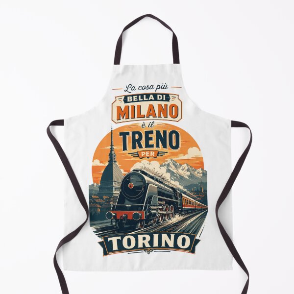 Item preview, The Best Thing About Milan Is The Train To Turin - Vintage Style designed and sold by Torinostalgia.