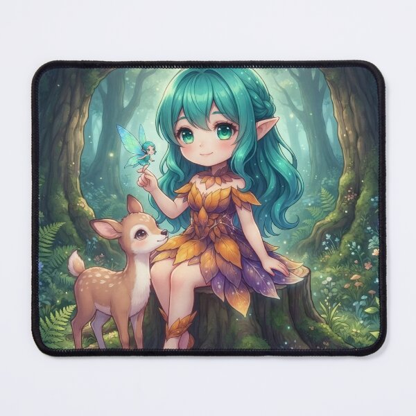 Item preview, Magical Forest Spirit Connecting With Nature designed and sold by Azurart2.
