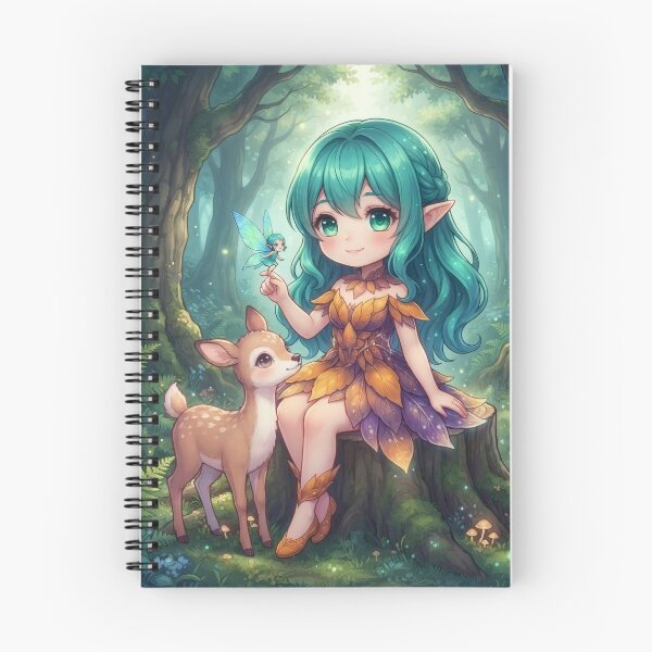 Item preview, Magical Forest Spirit Connecting With Nature designed and sold by Azurart2.