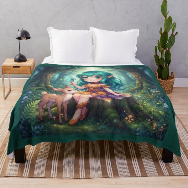 Item preview, Magical Forest Spirit Connecting With Nature designed and sold by Azurart2.