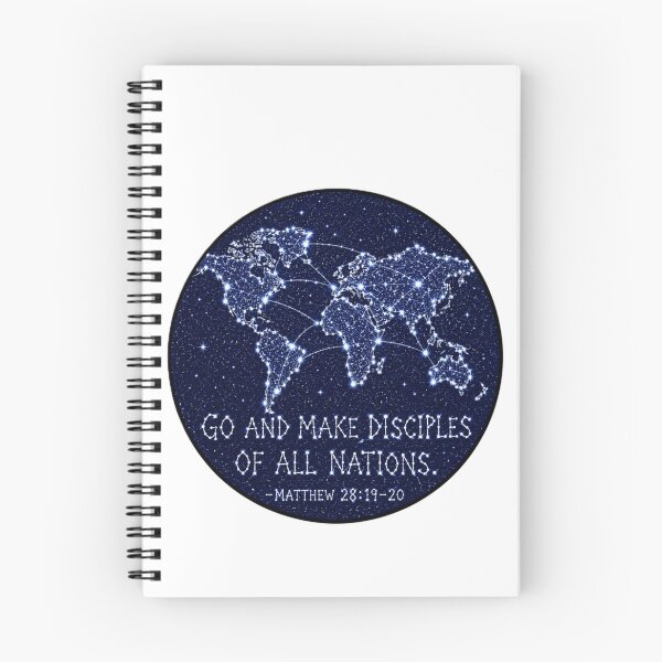 Item preview, Go and make disciples circle illustration designed and sold by Roniya George.