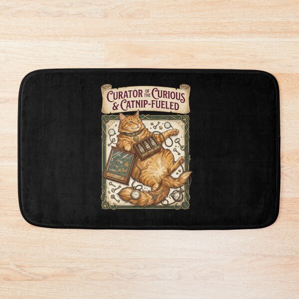 Item preview, Curator Of The Curious Catnip Fueled Ginger Cat designed and sold by TeeARTHY.