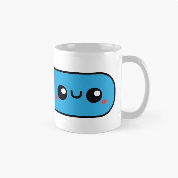 Item preview, Cute Blue Bacterium | Smiling Bacteria | Science Sticker & Design designed and sold by ScienceAdjacent.