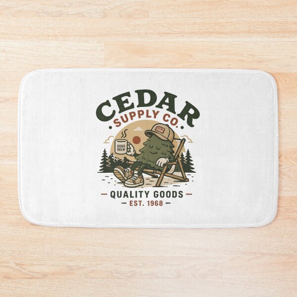 Item preview, Retro Cedar Supply Co. Coffee Break designed and sold by ANALOG MISCHIEF.