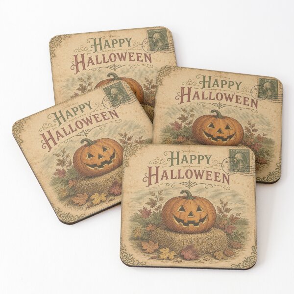 Item preview, Vintage Halloween Postcard Pumpkin Design designed and sold by SunnyDesign82.