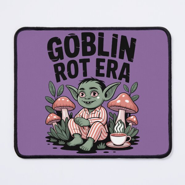 Item preview, Goblin Rot Era Cozy Goblincore Pajama Fantasy Shirt designed and sold by Raw Tigers.