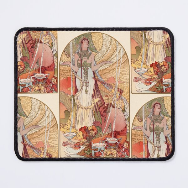 Item preview, Peacock Queen and Kneeling Harpist designed and sold by artofuniverse.