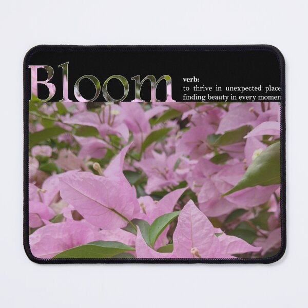 Item preview, Bloom – Botanical Typography Wall Art | Floral Aesthetic Print | Cottagecore & Minimal Nature Poster designed and sold by NeededTees.