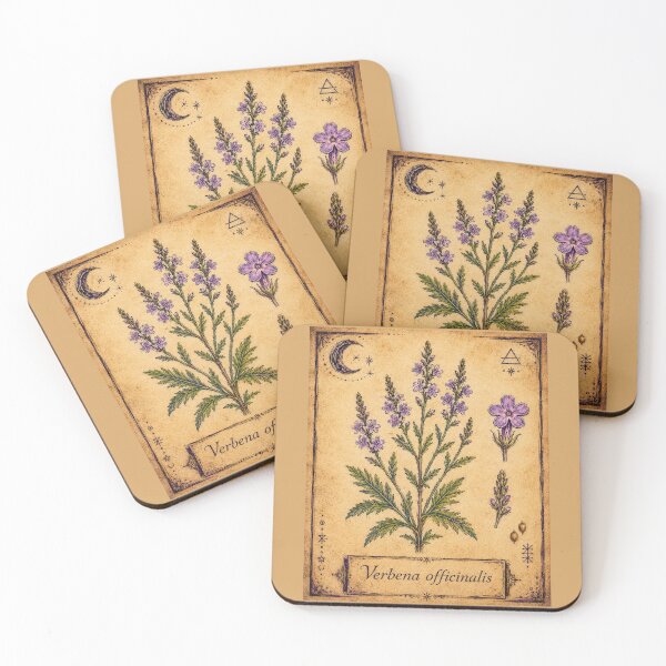 Item preview, Verbena officinalis – Witchy Herbarium Collector’s Edition designed and sold by JOANNASKAH.