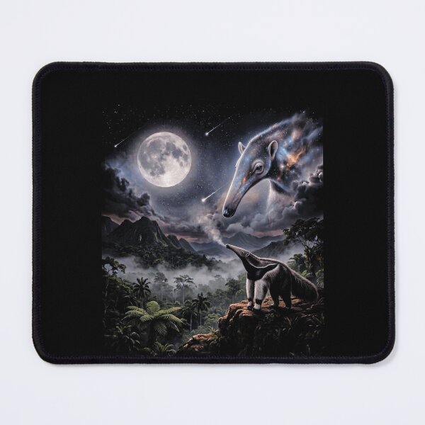 Item preview, Anteater Howling At Moon Moonlit Jungle Cosmic Night designed and sold by d247.