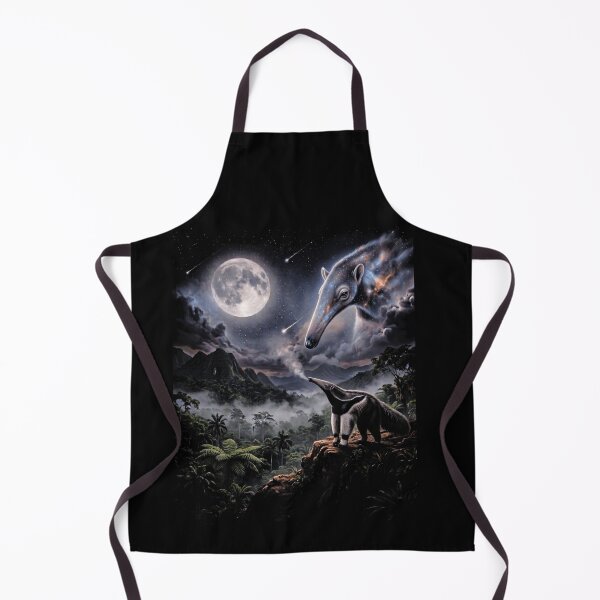 Item preview, Anteater Howling At Moon Moonlit Jungle Cosmic Night designed and sold by d247.