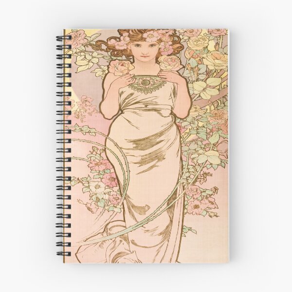 Item preview, Woman Among Blooming Pink Roses designed and sold by artofuniverse.