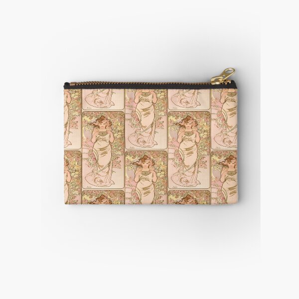Item preview, Woman Among Blooming Pink Roses designed and sold by artofuniverse.