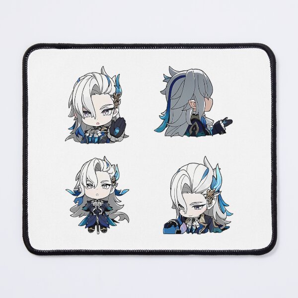 Item preview, Neuvillette Genshin Impact Chibi Stickers Set designed and sold by marcuslilis.