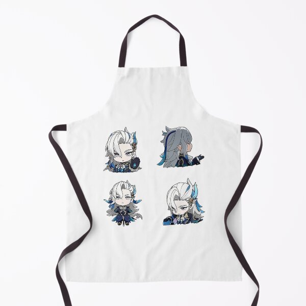 Item preview, Neuvillette Genshin Impact Chibi Stickers Set designed and sold by marcuslilis.