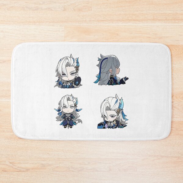 Item preview, Neuvillette Genshin Impact Chibi Stickers Set designed and sold by marcuslilis.