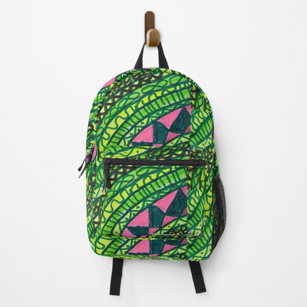 Item preview, Green Curved Patterns designed and sold by DancingCreek.