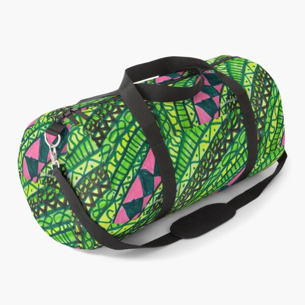 Item preview, Green Curved Patterns designed and sold by DancingCreek.