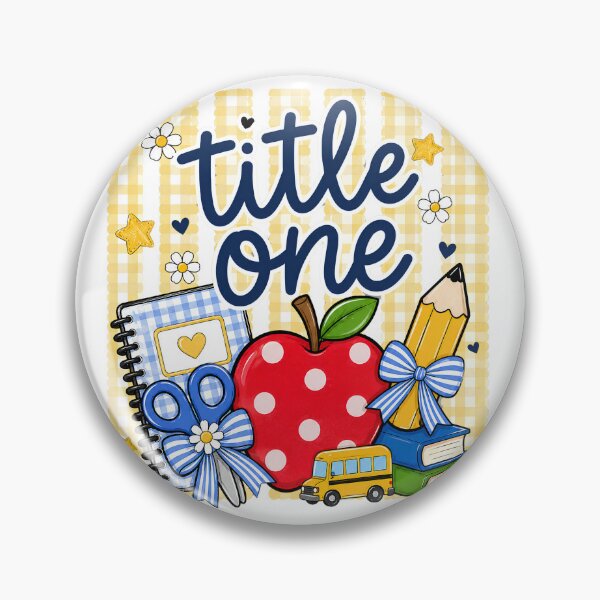 Item preview, Title One Teacher Yellow Gingham Coquette Back To School Educator Appreciation designed and sold by VGAfanatic.