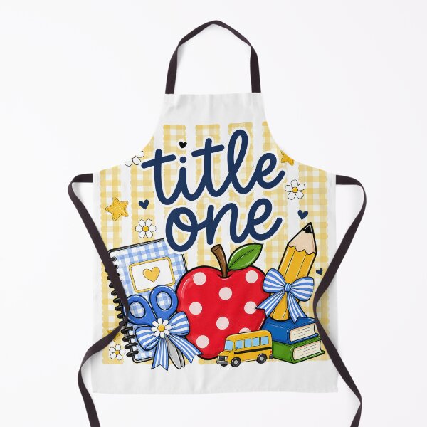 Item preview, Title One Teacher Yellow Gingham Coquette Back To School Educator Appreciation designed and sold by VGAfanatic.