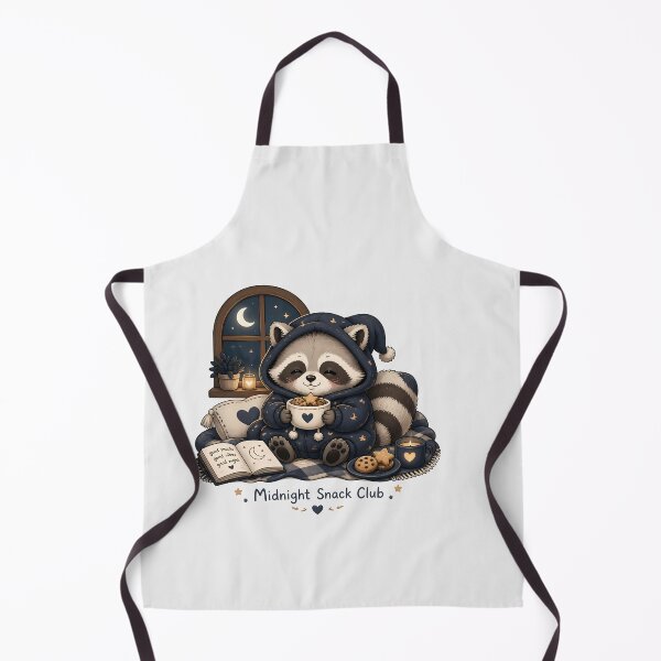 Item preview, Cute Raccoon Sticker - Midnight Snack Club Cozy Animal Design, Kawaii Raccoon, Night Owl Gift, Cute Forest Animal designed and sold by VectorJoy.