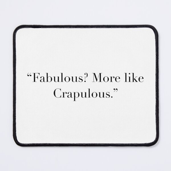 Item preview, Fabulous? More Like Crapulous | Funny Vintage Word Linocut Art designed and sold by The Prose Atelier.