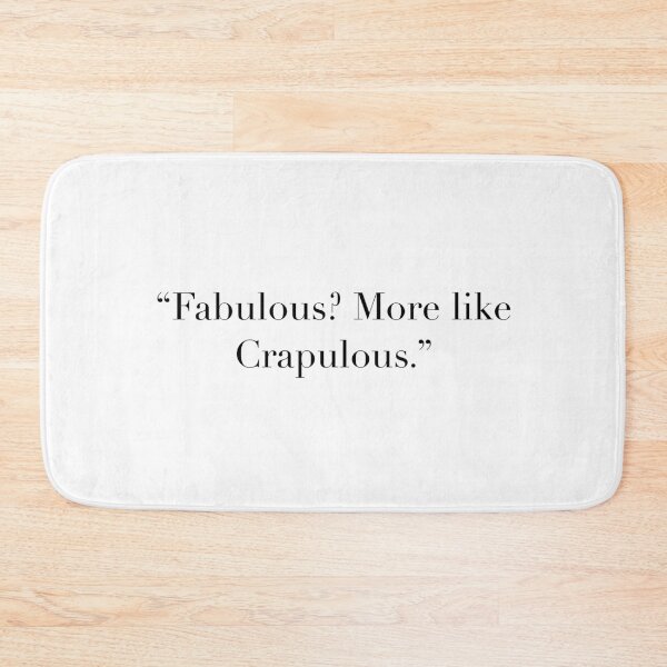 Item preview, Fabulous? More Like Crapulous | Funny Vintage Word Linocut Art designed and sold by The Prose Atelier.