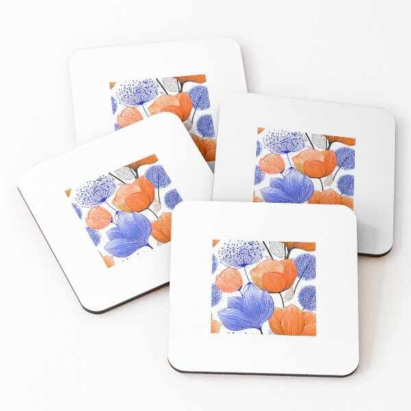 Item preview, Delightfully Blue and Orange designed and sold by Pixel-Lair.
