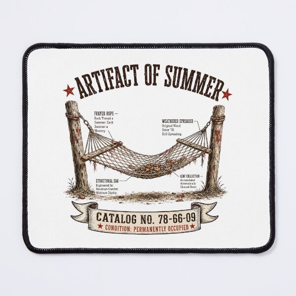Item preview, Vintage Hammock T-Shirt | Artifact of Summer | Relaxing Backyard Gift designed and sold by Mikoff04-arts.