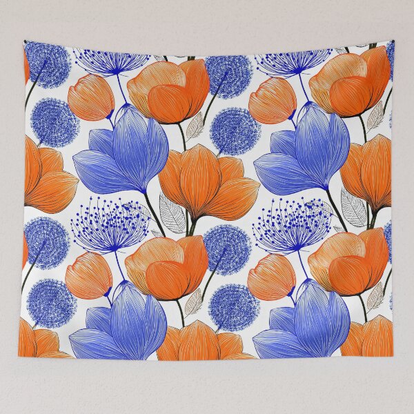 Item preview, Delightfully Blue and Orange designed and sold by Pixel-Lair.
