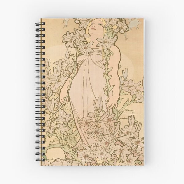 Item preview, The Lily Maiden Among White Lilies designed and sold by artofuniverse.
