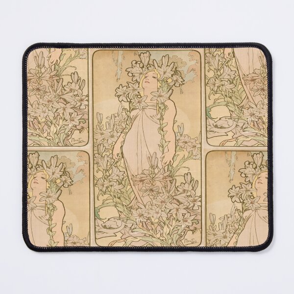 Item preview, The Lily Maiden Among White Lilies designed and sold by artofuniverse.