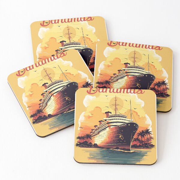 Item preview, Bahamas Ocean Liner Travel Art designed and sold by xposedbydesign.