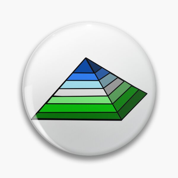 Item preview, Pyramid Pride Flag Gay Ocean designed and sold by HarveyHandcraftsandDesigns.