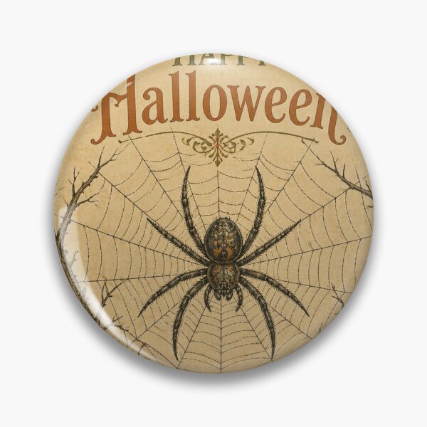 Item preview, Vintage Halloween Postcard Spider Design designed and sold by SunnyDesign82.
