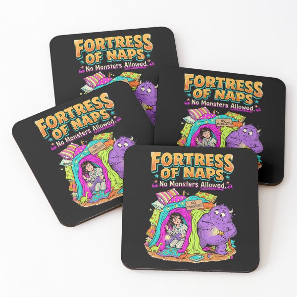 Item preview, Fortress Of Naps No Monsters Allowed Bedroom designed and sold by TeeARTHY.